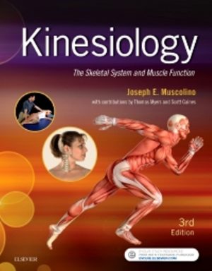 Kinesiology 3rd Edition Muscolino TEST BANK