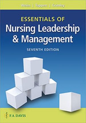 Essentials of Nursing Leadership and Management 7th Edition Weiss TEST BANK
