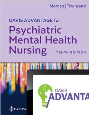 Psychiatric Mental Health Nursing 10th Edition Morgan TEST BANK