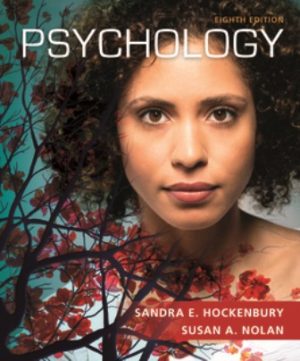Psychology 8th Edition Hockenbury Nolan TEST BANK