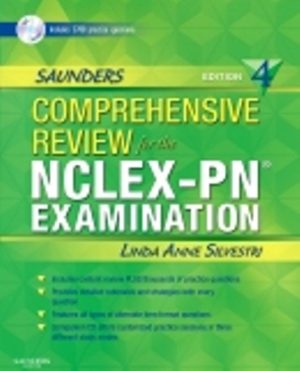 Saunders Comprehensive Review for the NCLEX-PN?Examination 4th Edition Silvestri TEST BANK
