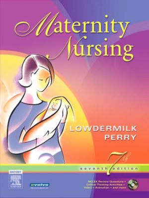 Maternity Nursing 7th Edition Lowdermilk TEST BANK