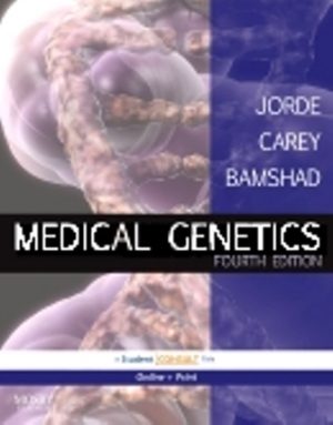 Medical Genetics, 4th Edition Jorde TEST BANK