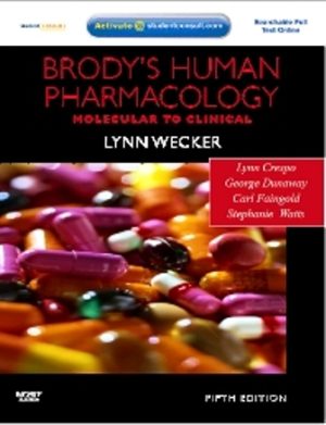 Brody's Human Pharmacology 5th Edition Wecker TEST BANK
