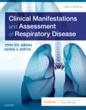 Clinical Manifestations and Assessment of Respiratory Disease 8th Edition Jardins TEST BANK