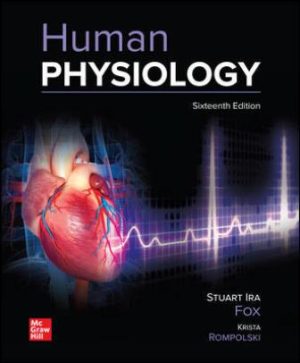 Human Physiology 16th Edition Fox SOLUTION MANUAL