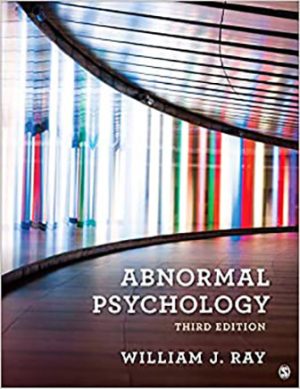 Abnormal Psychology 3rd Edition Ray TEST BANK