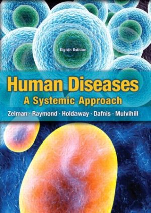Human Diseases 8th Edition Zelman TEST BANK