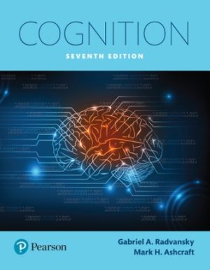 Cognition 7th Edition Radvansky TEST BANK