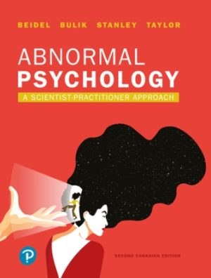 Abnormal Psychology 2nd Canadian Edition Beidel TEST BANK