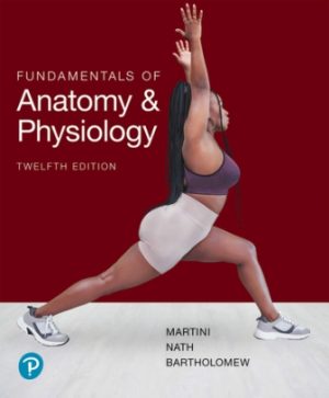 Fundamentals of Anatomy and Physiology 12th Edition Martini TEST BANK