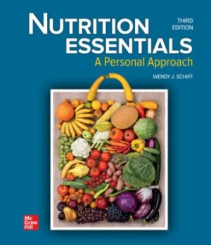 Nutrition Essentials: A Personal Approach 3rd Edition Schiff TEST BANK