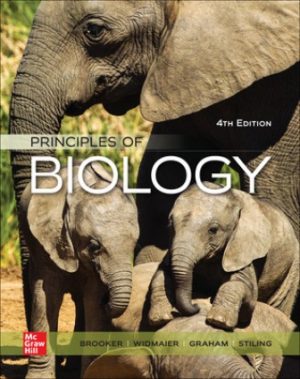 Principles of Biology 4th Edition Brooker TEST BANK