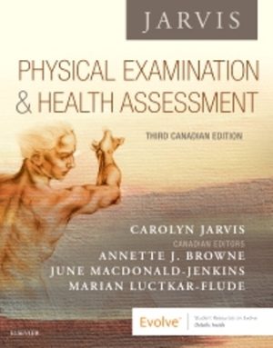 Physical Examination and Health Assessment - Canadian 3rd Edition Jarvis TEST BANK