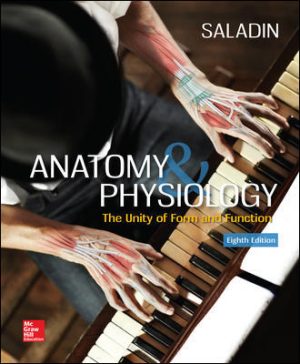 Anatomy & Physiology: The Unity of Form and Function 8th Edition Saladin TEST BANK