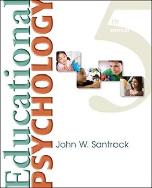 Educational Psychology 5th Edition Santrock TEST BANK