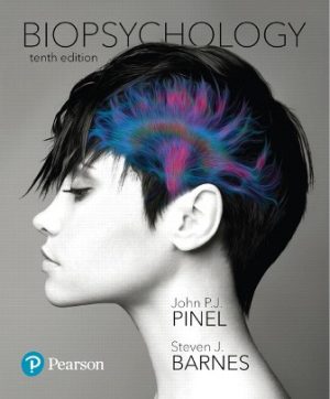 Biopsychology 10th Edition Pinel TEST BANK