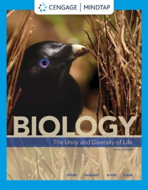Biology: The Unity and Diversity of Life 15th Edition Starr TEST BANK