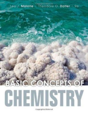 Basic Concepts of Chemistry 9th Edition Malone SOLUTION MANUAL
