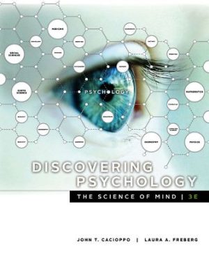 Discovering Psychology: The Science of Mind 3rd Edition Cacioppo TEST BANK