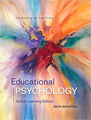 Educational Psychology Active Learning Edition 13th Edition Woolfolk TEST BANK