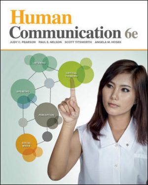 Human Communication 6th Edition Pearson TEST BANK