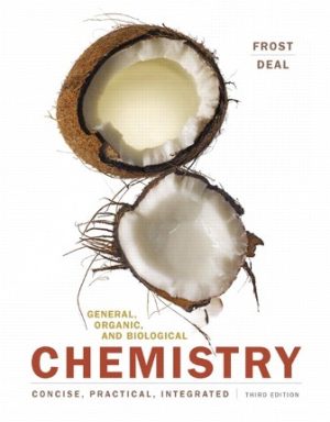 General Organic and Biological Chemistry 3rd Edition Frost TEST BANK