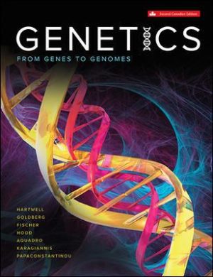 Genetics 2nd Canadian Edition Hartwell TEST BANK