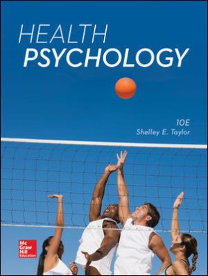 Health Psychology 10th Edition Taylor TEST BANK