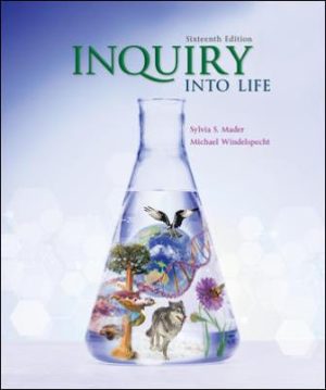 Inquiry into Life 16th Edition Mader TEST BANK