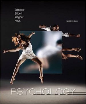 Psychology 3rd Edition Schacter SOLUTION MANUAL