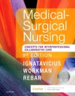Medical-Surgical Nursing 9th Edition Ignatavicius TEST BANK