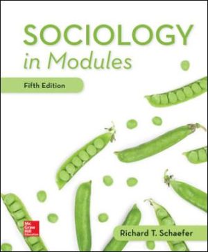 Sociology in Modules 5th Edition Schaefer TEST BANK