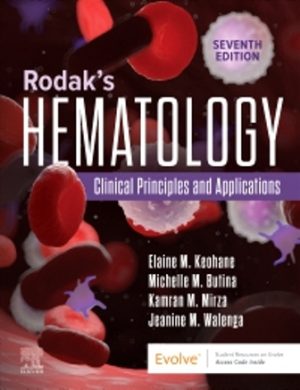 Rodak's Hematology 7th Edition Keohane TEST BANK