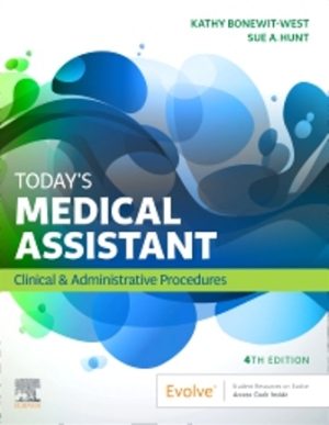 Today's Medical Assistant 4th Edition Bonewit-West TEST BANK