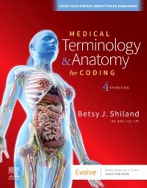 Medical Terminology and Anatomy for Coding 4th Edition Shiland TEST BANK
