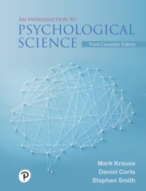 An Introduction to Psychological Science 3rd Canadian Edition Krause TEST BANK