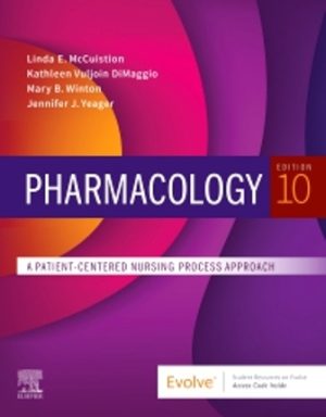 Pharmacology 10th Edition McCuistion TEST BANK