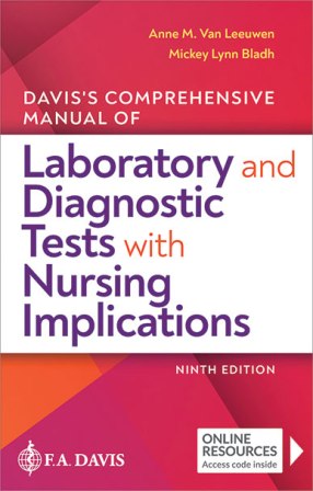 Davis's Comprehensive Manual of Laboratory and Diagnostic Tests With Nursing Implications 9th Edition Van Leeuwen TEST BANK