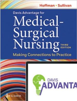 Davis Advantage for Medical-Surgical Nursing Making Connections to Practice 3rd Edition Hoffman TEST BANK