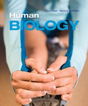 Human Biology 11th Edition Starr TEST BANK