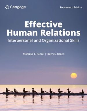 Human Relations: Interpersonal and Organizational Applications 14th Edition Reece TEST BANK