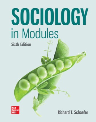 Sociology in Modules 6th Edition Schaefer TEST BANK