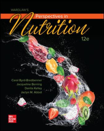 Wardlaw's Perspectives in Nutrition 12th Edition Byrd-Bredbenner TEST BANK
